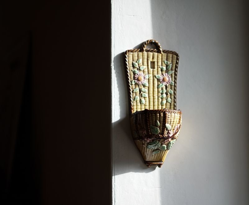 画像1: ショワジー・ル ・ロワ　壁掛け　籠花入　バルボティーヌ