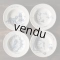 Gien ディネット赤ずきんちゃん 深皿4枚 φ11.1cm