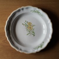 Moustiers 花絵皿 φ25.3cm