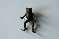 ブロンズ カエル フィギュリン h5.2cm