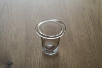 吹きガラス ジャムポット h7.8cm