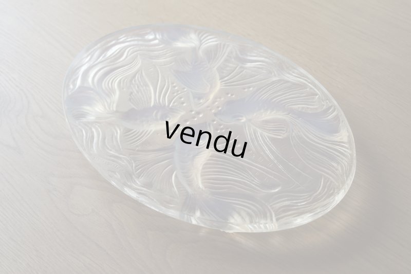画像1: Verlys 金魚 ガラス テーブルセンター 30×20cm