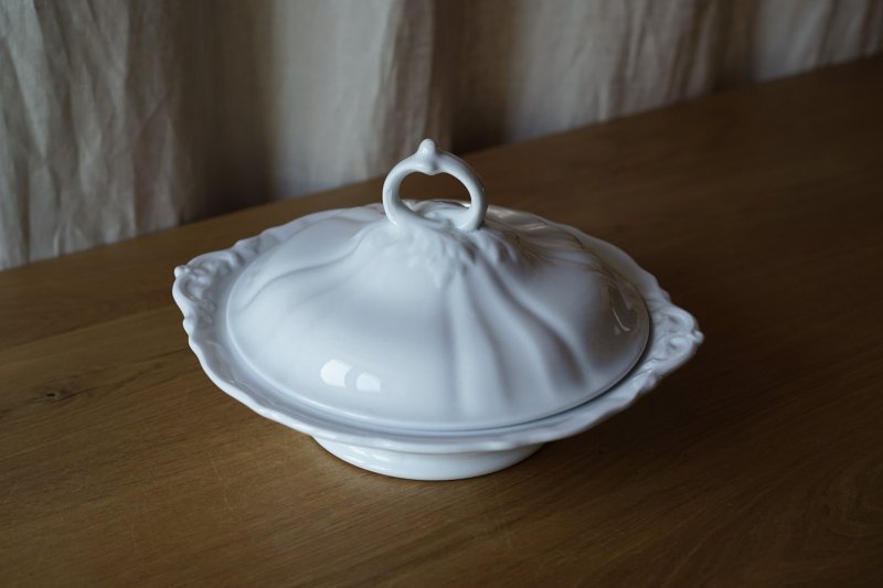 画像1: P.Regout&Cie/Maastricht 白陶器 レギュミエ