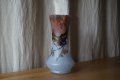  Legras 鳥と木の実 ガラス花瓶 h26.8cm