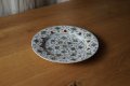 Delft 18世紀 多彩皿 φ22.3cm