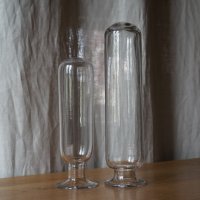 ガラス瓶2個セット 標本薬品タコ瓶