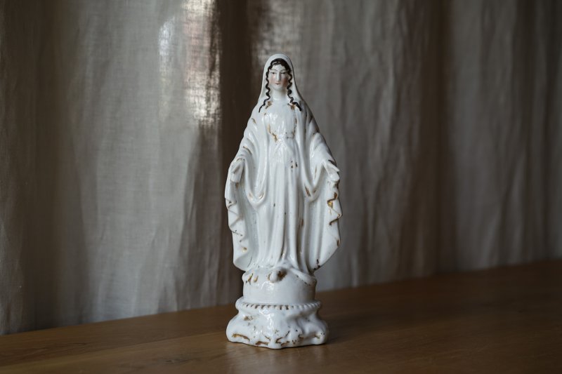 画像1: ポーセリン 聖母マリア像 22.5cm