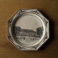 Montereau モニュメント グリザイユ オクトゴナル皿