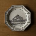 Montereau モニュメント グリザイユ オクトゴナル皿