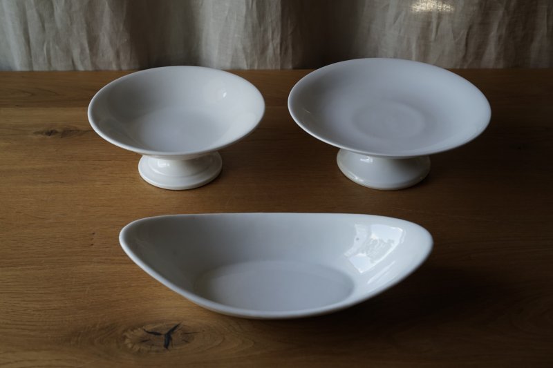 画像1: 白磁 小さなコンポティエ φ18cm