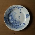 J.V&Cie/Bordeaux Oiseaux 花鳥柄 デザート皿 φ21.6cm