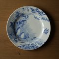 J.V&Cie/Bordeaux Oiseaux 花鳥柄 デザート皿 φ21.6cm