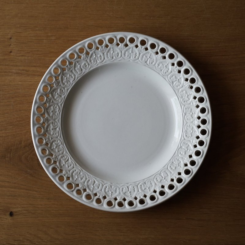 画像1: Creil&Montereau レースプレート φ21cm