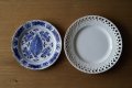 Delft 18世紀 葉っぱ絵皿 φ18cm