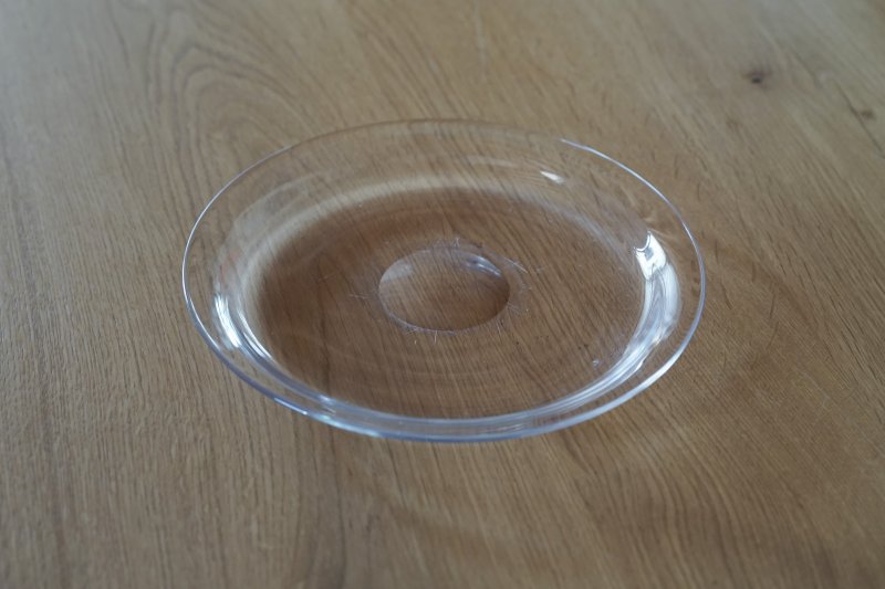 画像1: 吹きガラスプレート φ22.5cm