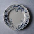 Creil & Montereau 花リム平皿 φ22.8cm Linotte 