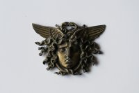 メドゥーサ ブロンズオーナメント 8.5×6cm