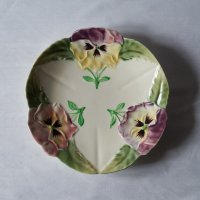 Choisy le Roi パンジー バルボティーヌ皿