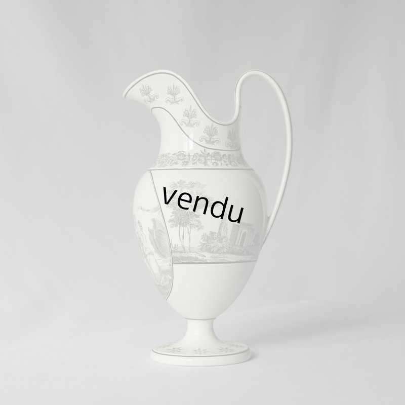 画像1: Creil グリザイユ エギエール h26.8cm