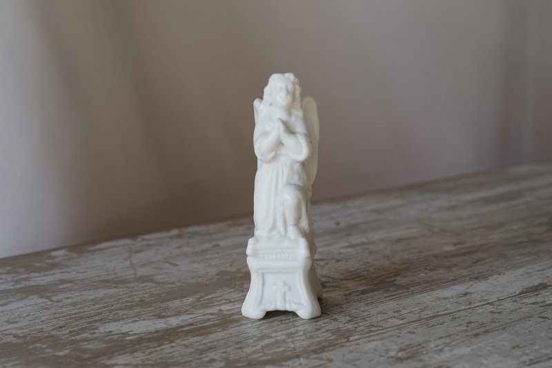 画像1: ビスク 天使フィギュリン h8.6cm