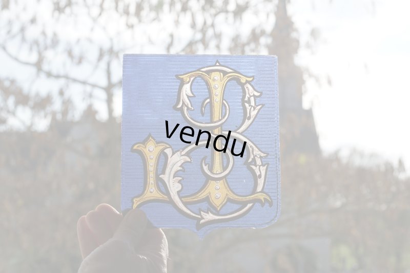 画像1: モノグラム ガラス絵