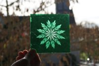 切子ガラス　11.8×11.9cm