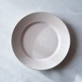 Moustiers? 白錫釉リム皿 φ20.5cm