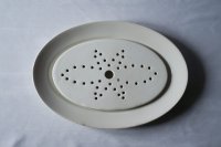 Boch Frères 水切り付楕円皿 36.5cm