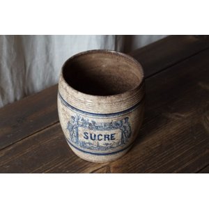 画像: Gien 樽型ポット Sucre