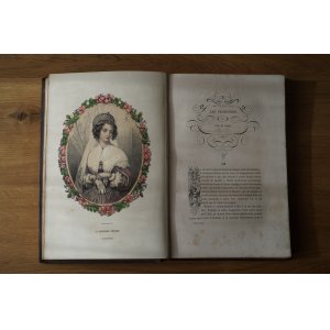 画像: 古書 Les Fleurs Historiques 1852年