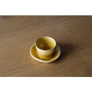 画像: 南仏陶器 黄釉 コクティエ