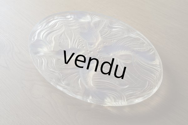 画像1: Verlys 金魚 ガラス テーブルセンター 30×20cm