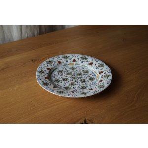 画像: Delft 18世紀 多彩皿 φ22.3cm