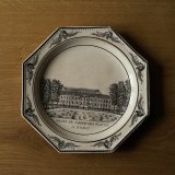 画像: Montereau モニュメント グリザイユ オクトゴナル皿