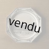 画像: Montereau モニュメント グリザイユ オクトゴナル皿