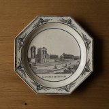 画像: Montereau モニュメント グリザイユ オクトゴナル皿
