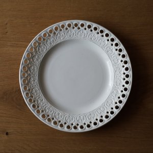 画像: Creil&Montereau レースプレート φ21cm