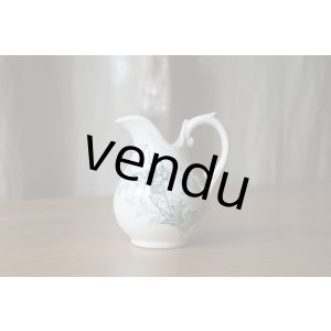 画像: 花鳥柄ディネット陶器 クレミエ h9cm