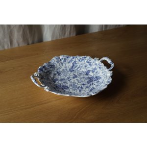 画像: D.Johnston Bordeaux タピスリー持ち手付プレート