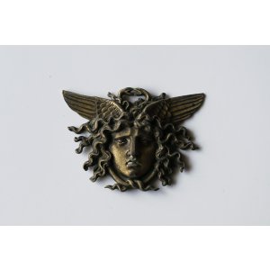 画像: メドゥーサ ブロンズオーナメント 8.5×6cm