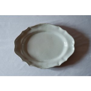 画像: キュノワール花リム楕円皿 36.5cm