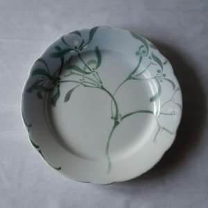 画像: Lunéville ラシュナル やどりぎ 平皿 φ25.8cm