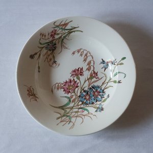 画像: Lunéville 矢車菊 深皿 φ22.8cm Bleuet 