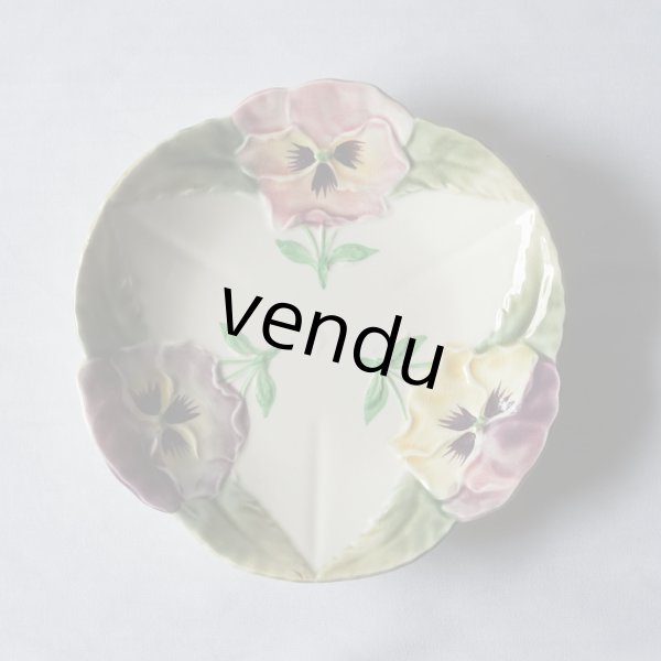 画像1: Choisy le Roi パンジー バルボティーヌ皿