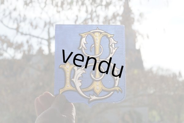 画像1: モノグラム ガラス絵