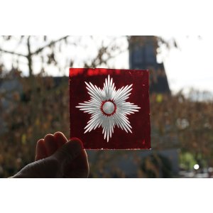 画像: 切子ガラス 11.3×11.1cm