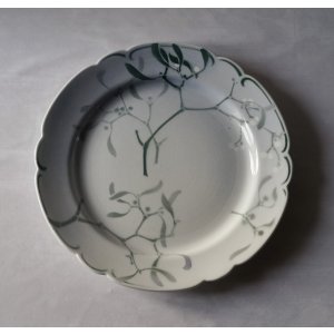 画像: Lunéville ラシュナル やどりぎ 大皿 φ34.9cm