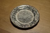 画像: Choisy le Roi 地図グリザイユ皿 φ19.8cm