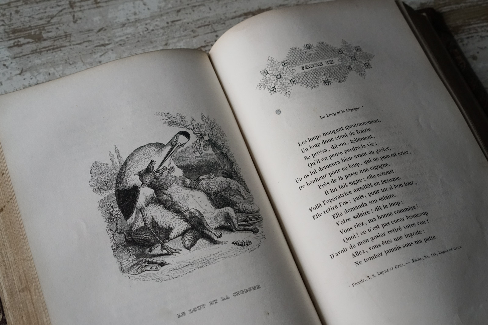 画像1: グランヴィル挿絵 『ラ・フォンテーヌ寓話集』 I・II  1838年