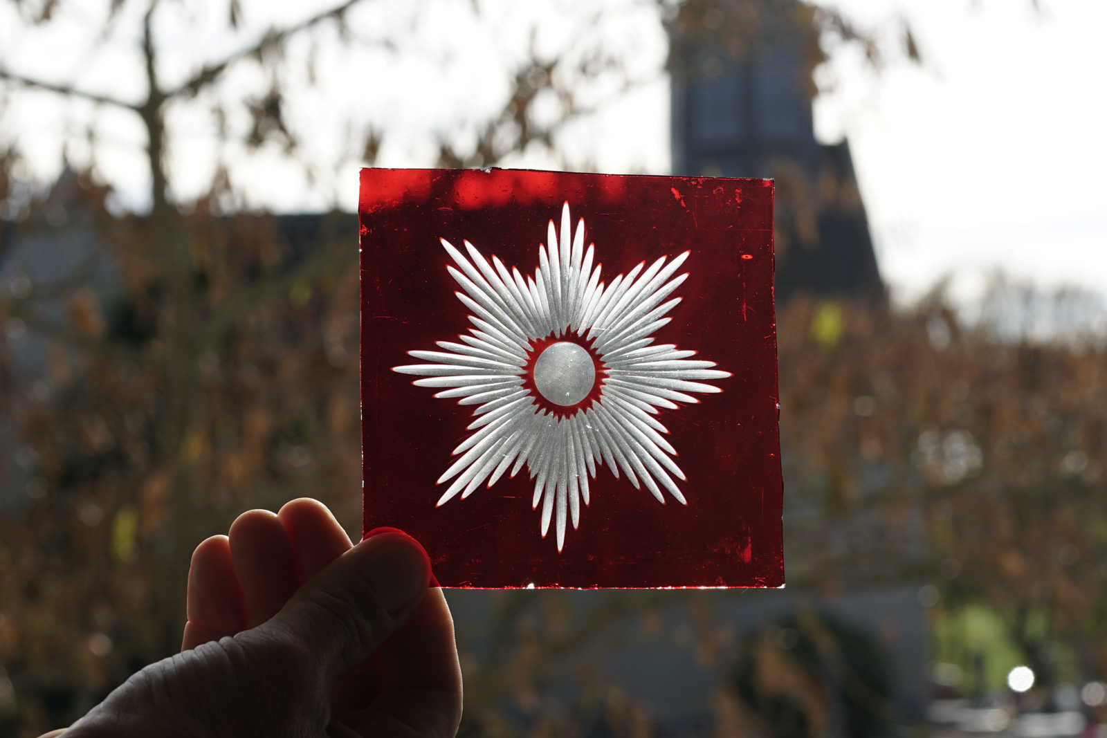 画像1: 切子ガラス　11.3×11.1cm